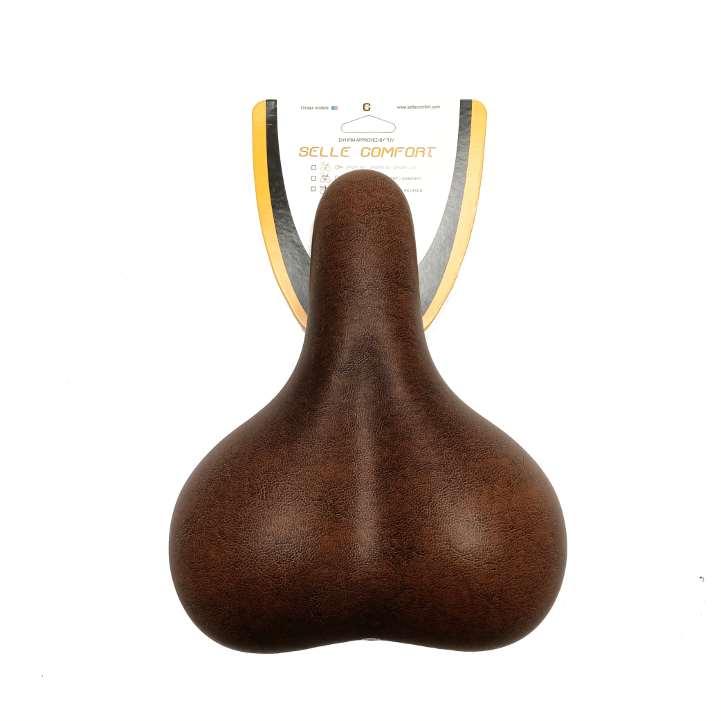 Selle Comfort Saddle City Brown, sans nœud coulant