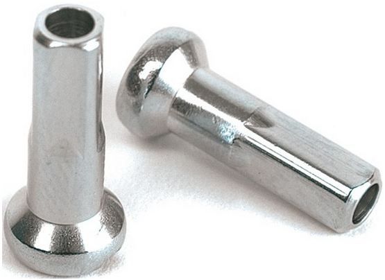 Ams Spaak Nipples 13g 14 mm Ø5 mm fg 2,6 Nickel en laiton - plaqué par Gros