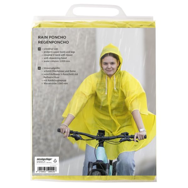Puch Rain Poncho Grand Mature - Range Jaune et bleu