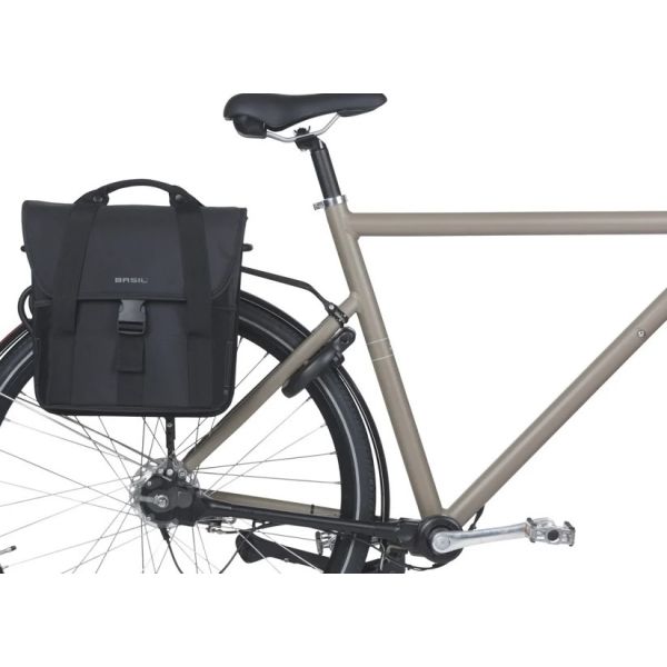 Sac basilic go single noir 16l