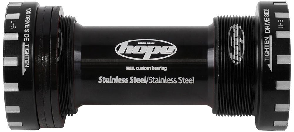 Boîtier de pédalier Hope bsa 68 73 mm en acier inoxydable