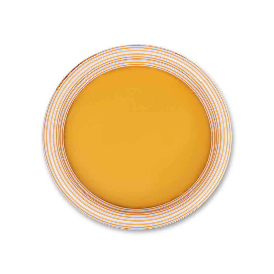 Lignes souples | piscine jaune blanc ø 100 cm
