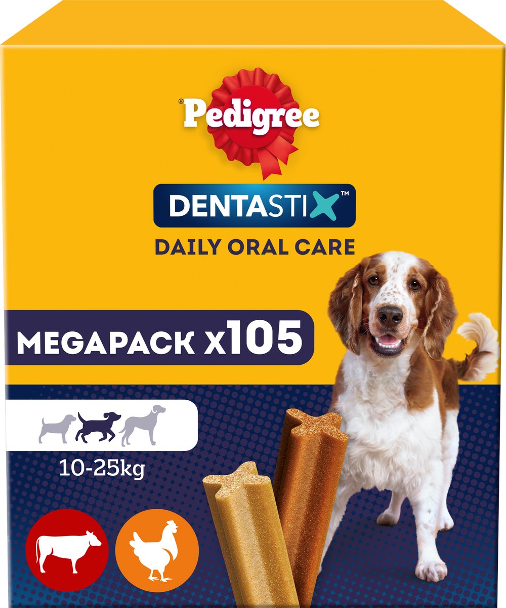 Pedigree dentastix médium actiepack