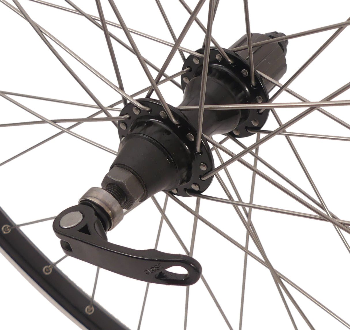 Roue arrière Rodi Connect 28 8 9 10 vitesses 622 x 19 avec blocage rapide et rayons en acier inoxydable - noir