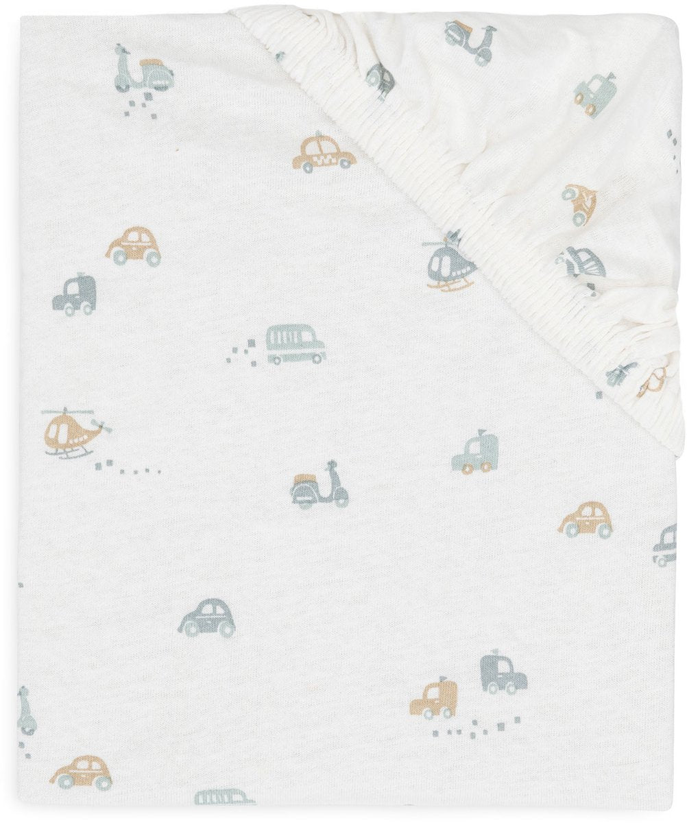 Jollein baby - hoeslaken wieg jersey 40 50x80 90cm - babybed - zacht katoen - on the go