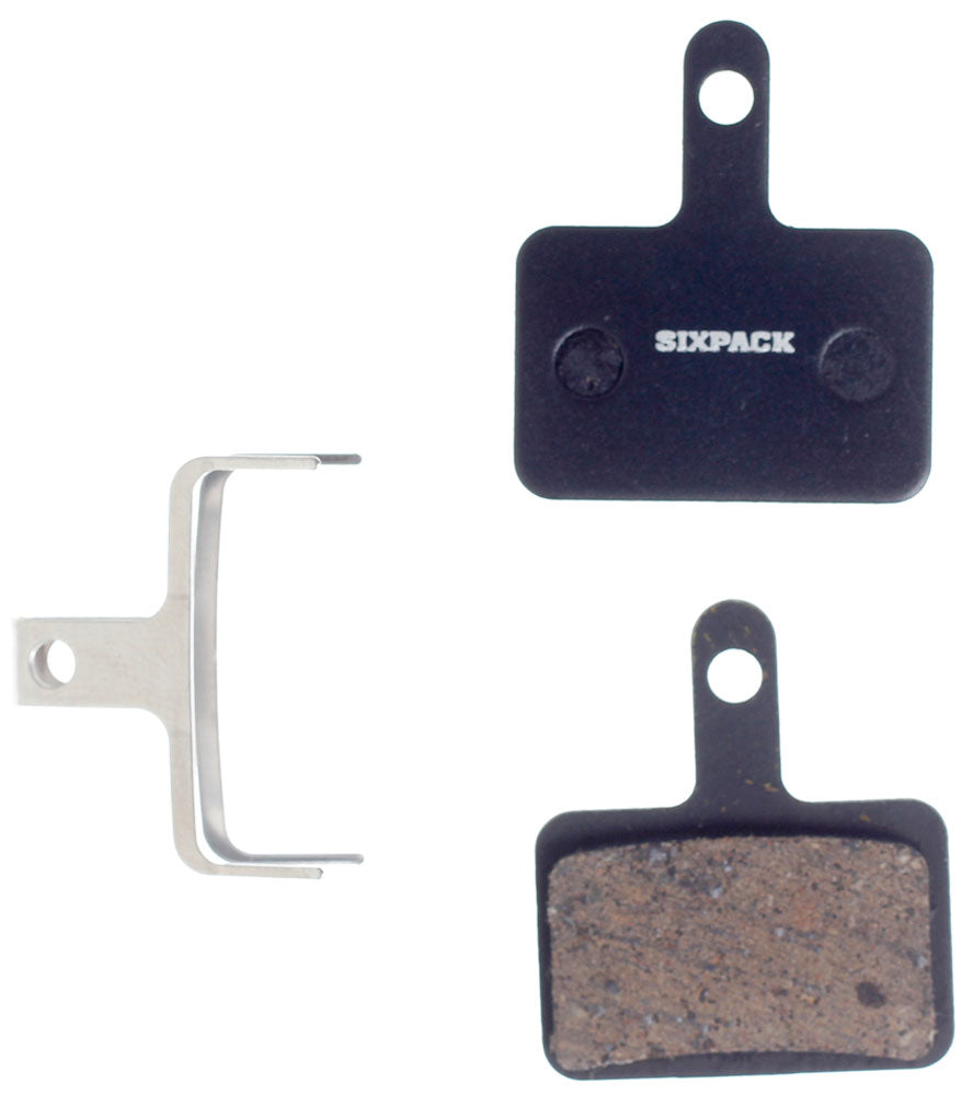 Pack de six plaquettes de frein à disque semi-métalliques Shimano Deore M525