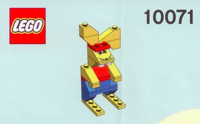 Lego - 10071 Ensemble de construction unique de M. Easter Bunny