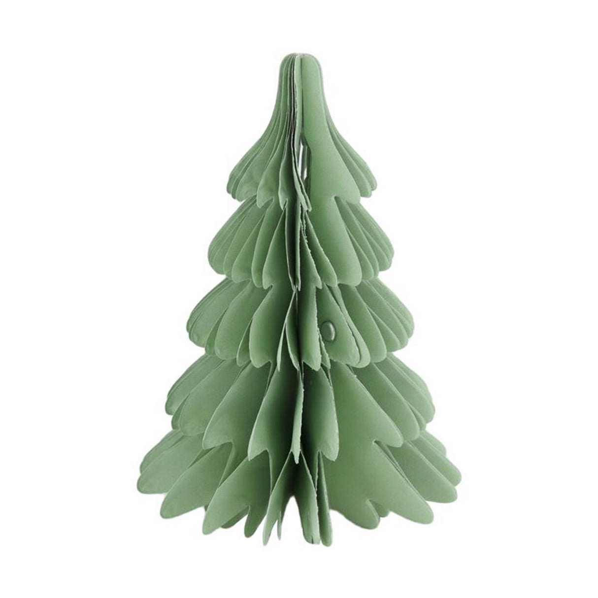 Dijk natural collections papier sapin de Noël 12x12x18cm vert clair