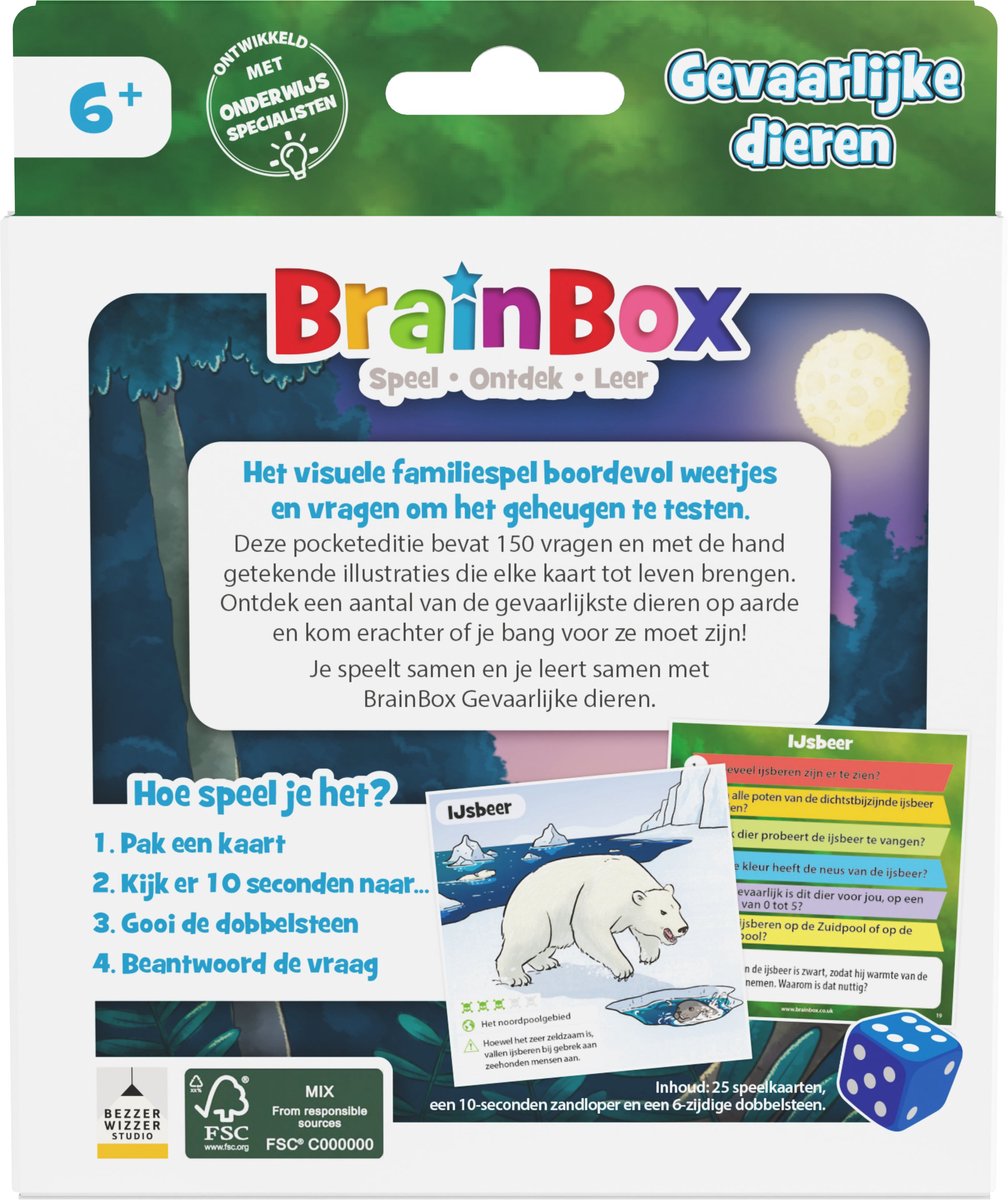 Brainbox poche animaux dangereux
