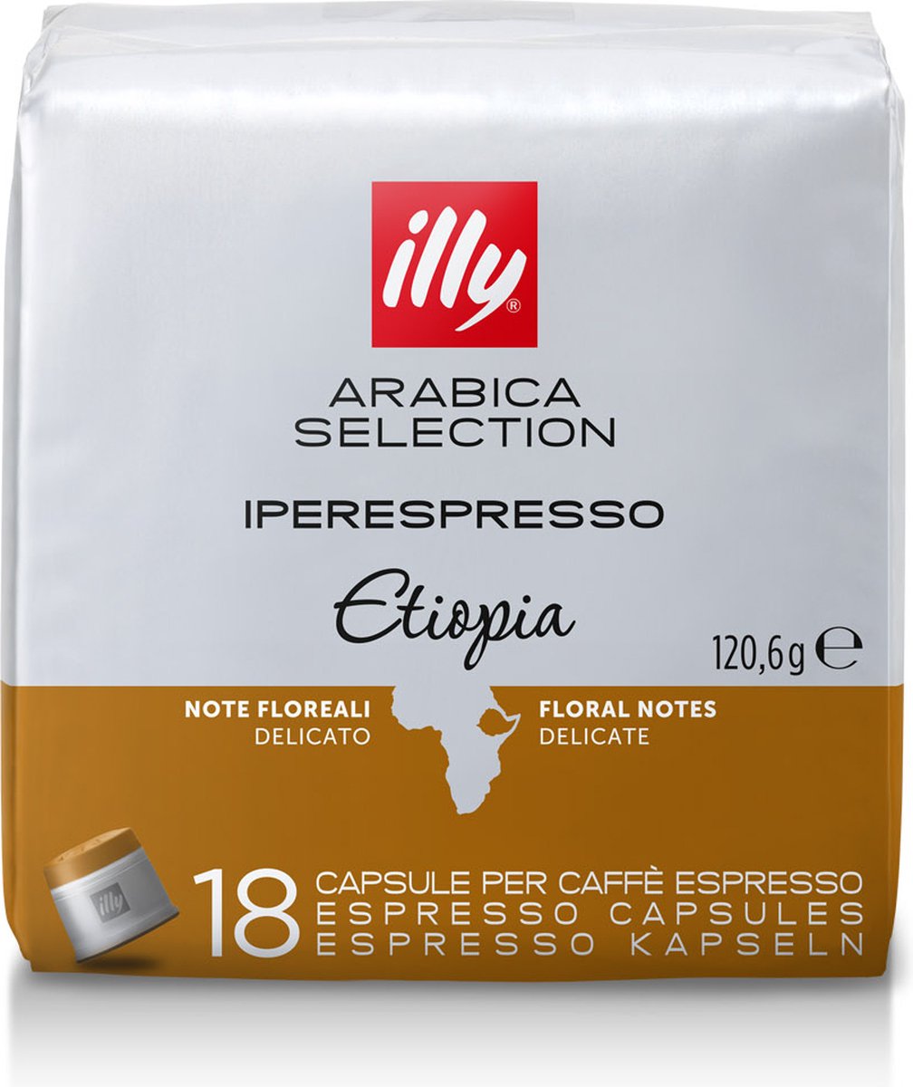 Illy - café iperespresso ethiopie 6 x 18 capsules