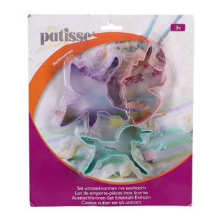 Patisse set de formes licorne 3 pièces | 2 pièces