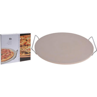 Excellente pierre de pizza des ustensiles avec support Ø33 cm