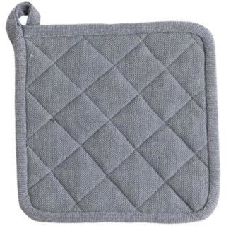 Lin plus de lin et plus manique indi gris 20 x 20 cm | 3 pièces