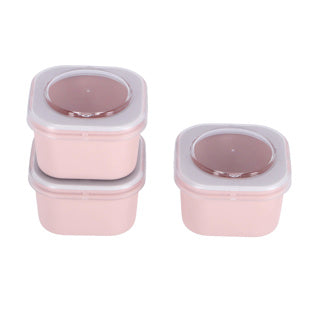 Sunware sigma home contenants à lunch ensemble de 3 rose | 3 pièces