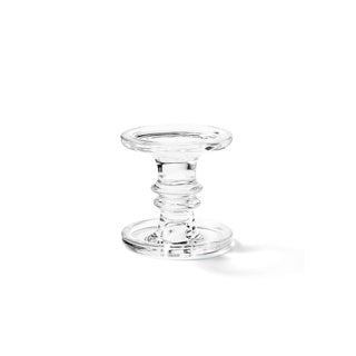Bougeoir Ambiente haut en verre transparent