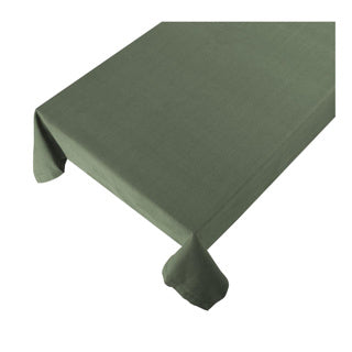 Nappe en lin more indi army vert 140 x 250 cm