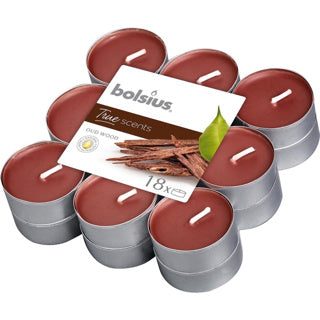 Photophore parfumé Bolsius 18pcs vieux bois