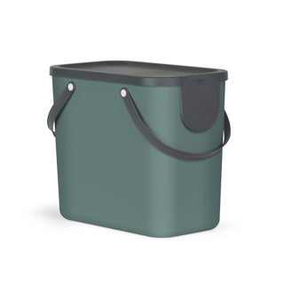 Rotho albula poubelle de tri 25l vert gui