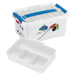 Boîte à couture Sunware q-line 6l avec insert - 30x20x14,5 cm - sans contenu