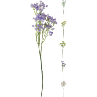 Décoration branche fleurs 73cm 5 assortis | 3 pièces