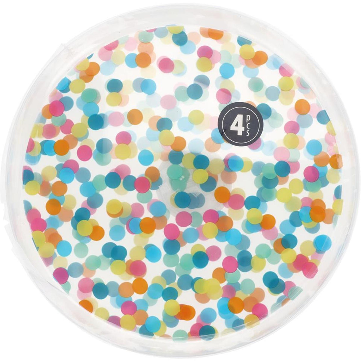 Assiettes à pois 22,5 cm, 4 pcs.