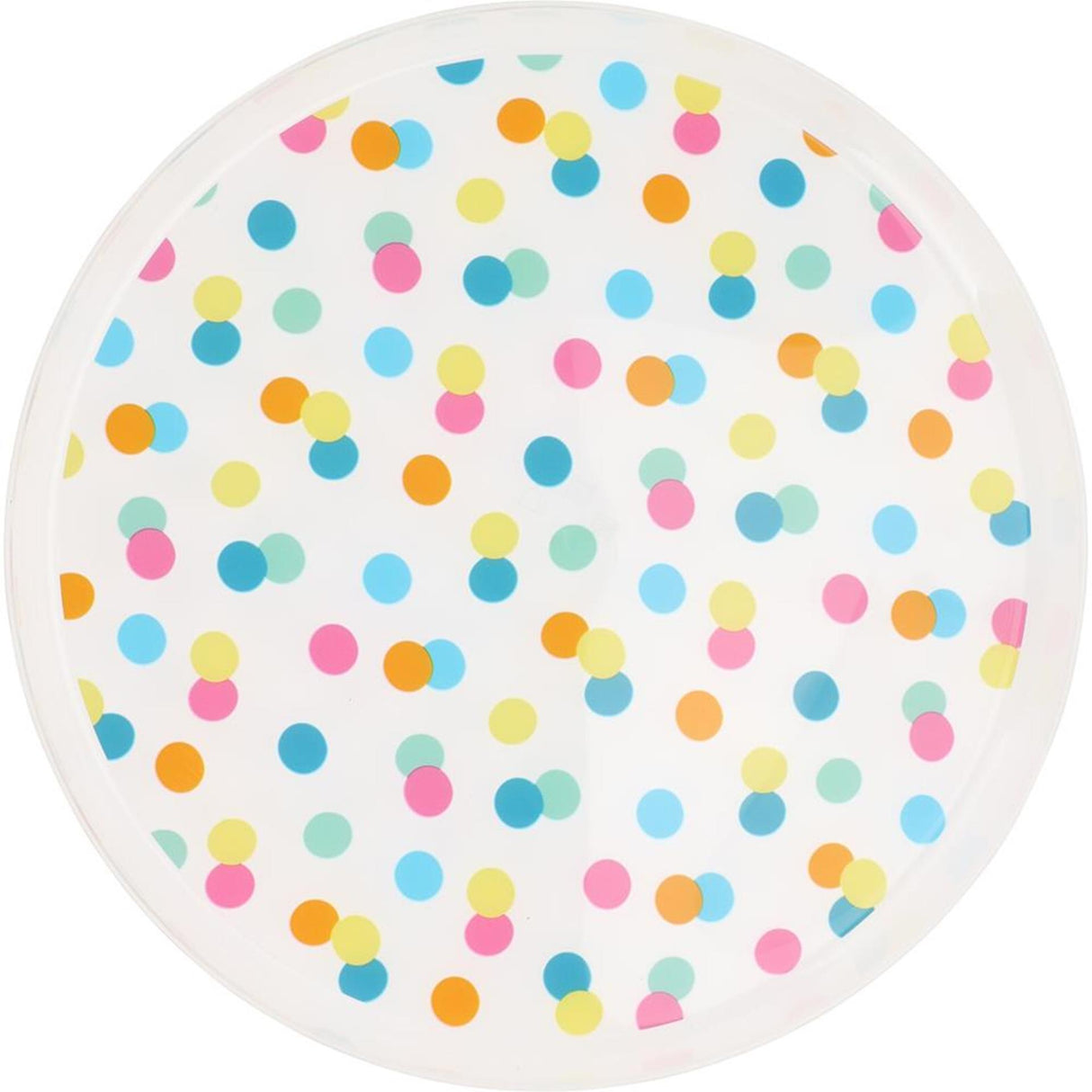Assiettes à pois 22,5 cm, 4 pcs.
