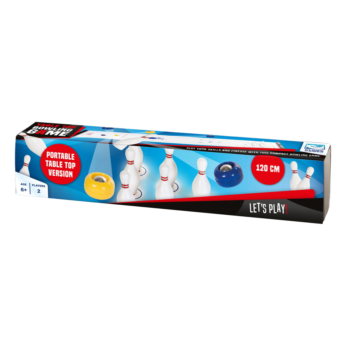 Jeu de quilles sur table Clown Games, 120 cm
