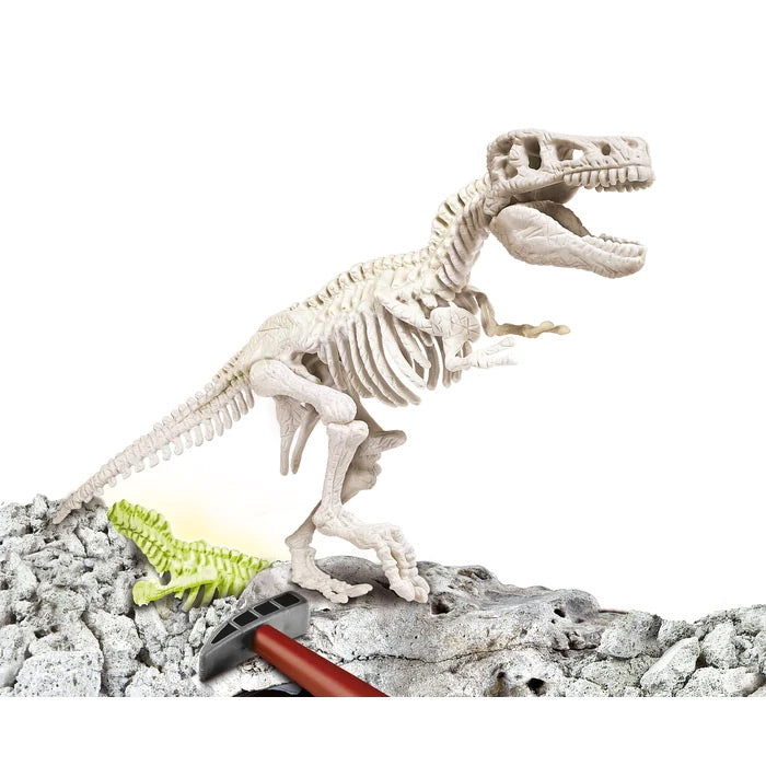 Jeu scientifique Clementoni jeu archéo - t-rex fluo