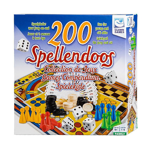 Boîte de jeux de jeux de clown nl fr, 200 pcs.