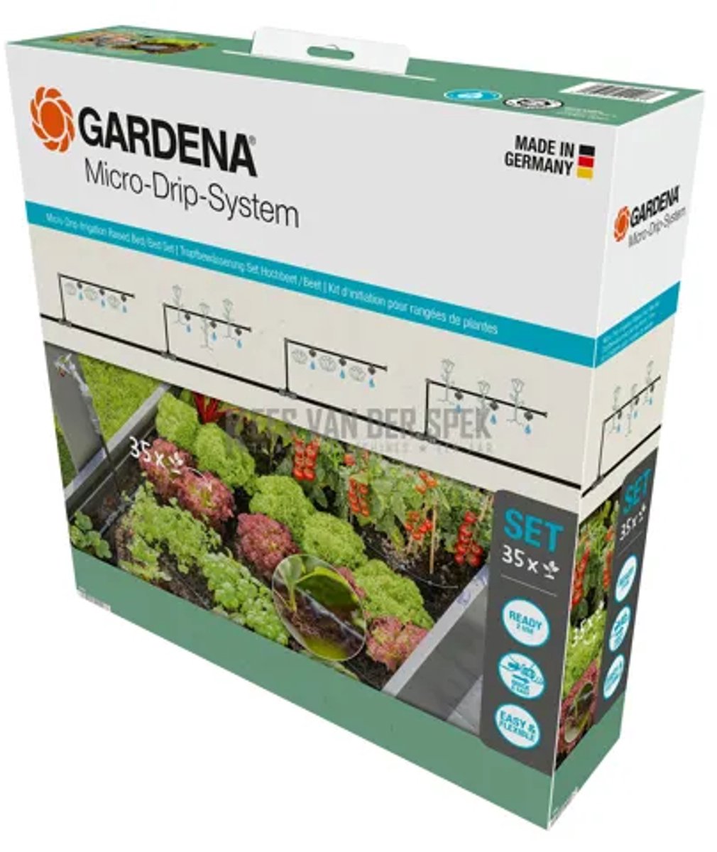 Gardena Démarrage pour les parterres de fleurs surélevés et les jardins de légumes