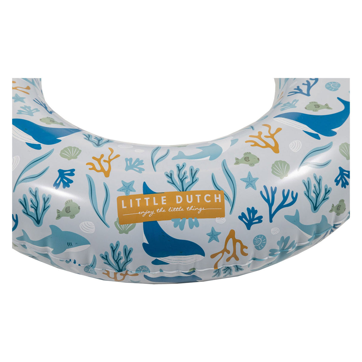 Bouée de natation Little Dutch Ocean Dreams bleue, 50 cm