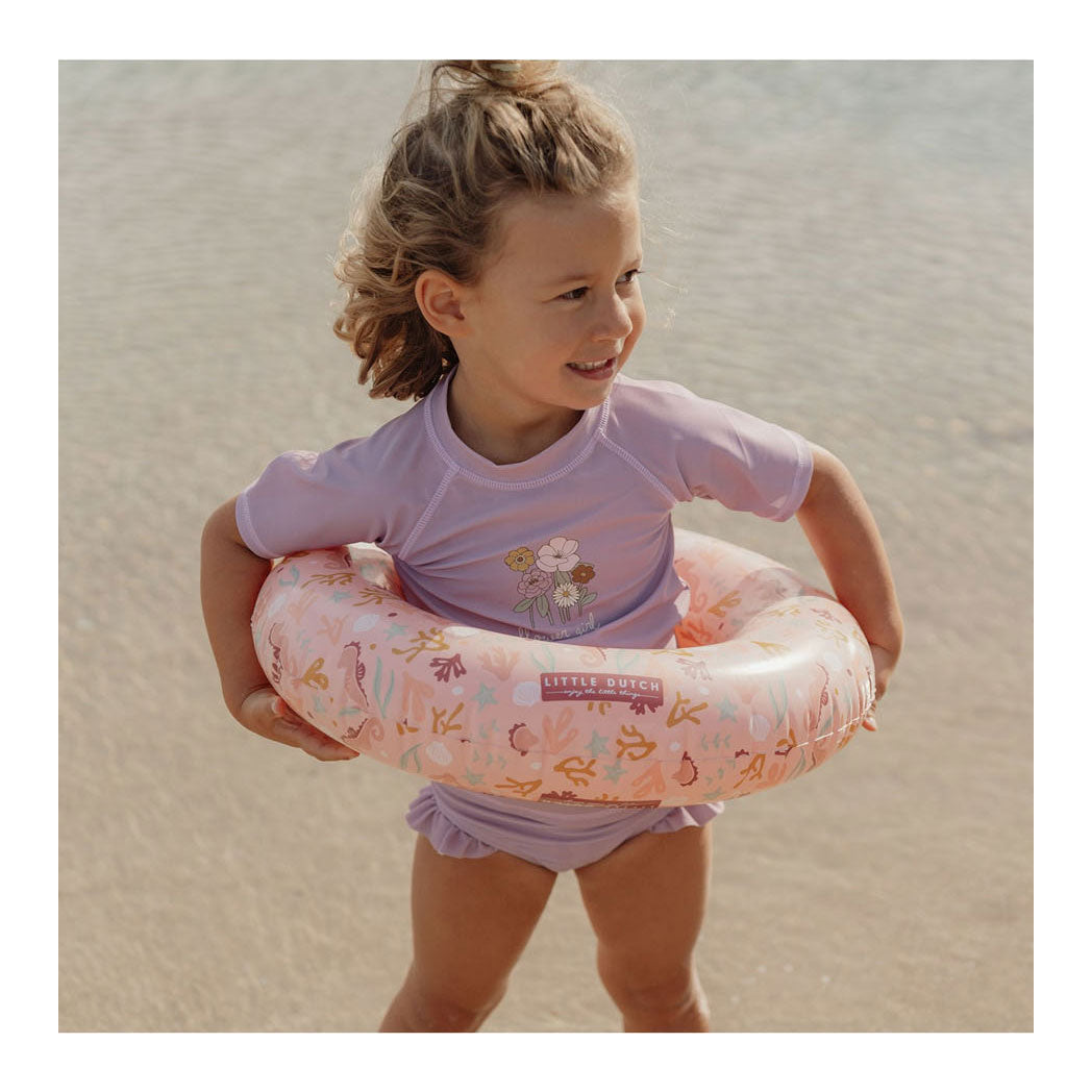 Bouée de bain rose Little Dutch Ocean Dreams, 50 cm