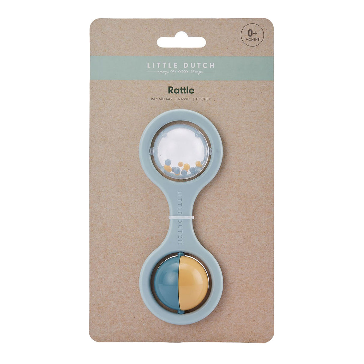 Hochet boule Little Dutch bleu