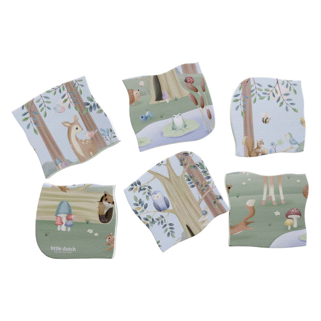 Puzzle de bain Little Dutch Forest Friends
