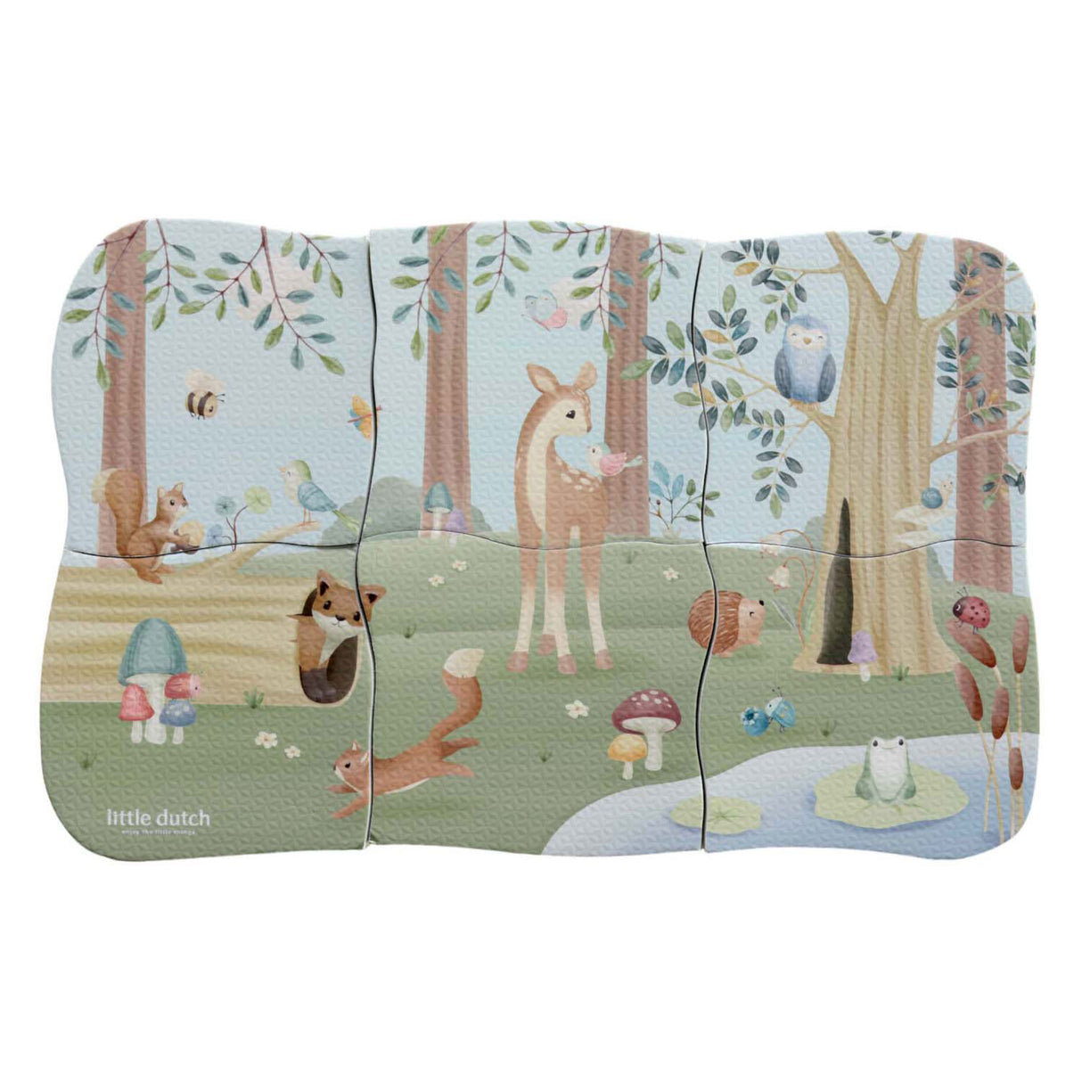Puzzle de bain Little Dutch Forest Friends
