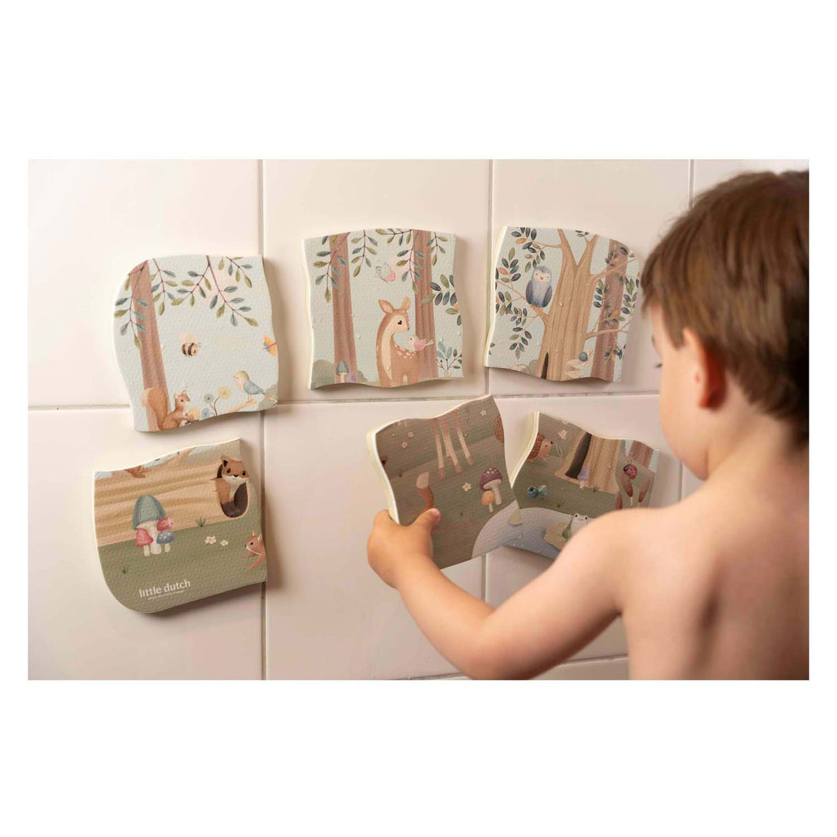 Puzzle de bain Little Dutch Forest Friends