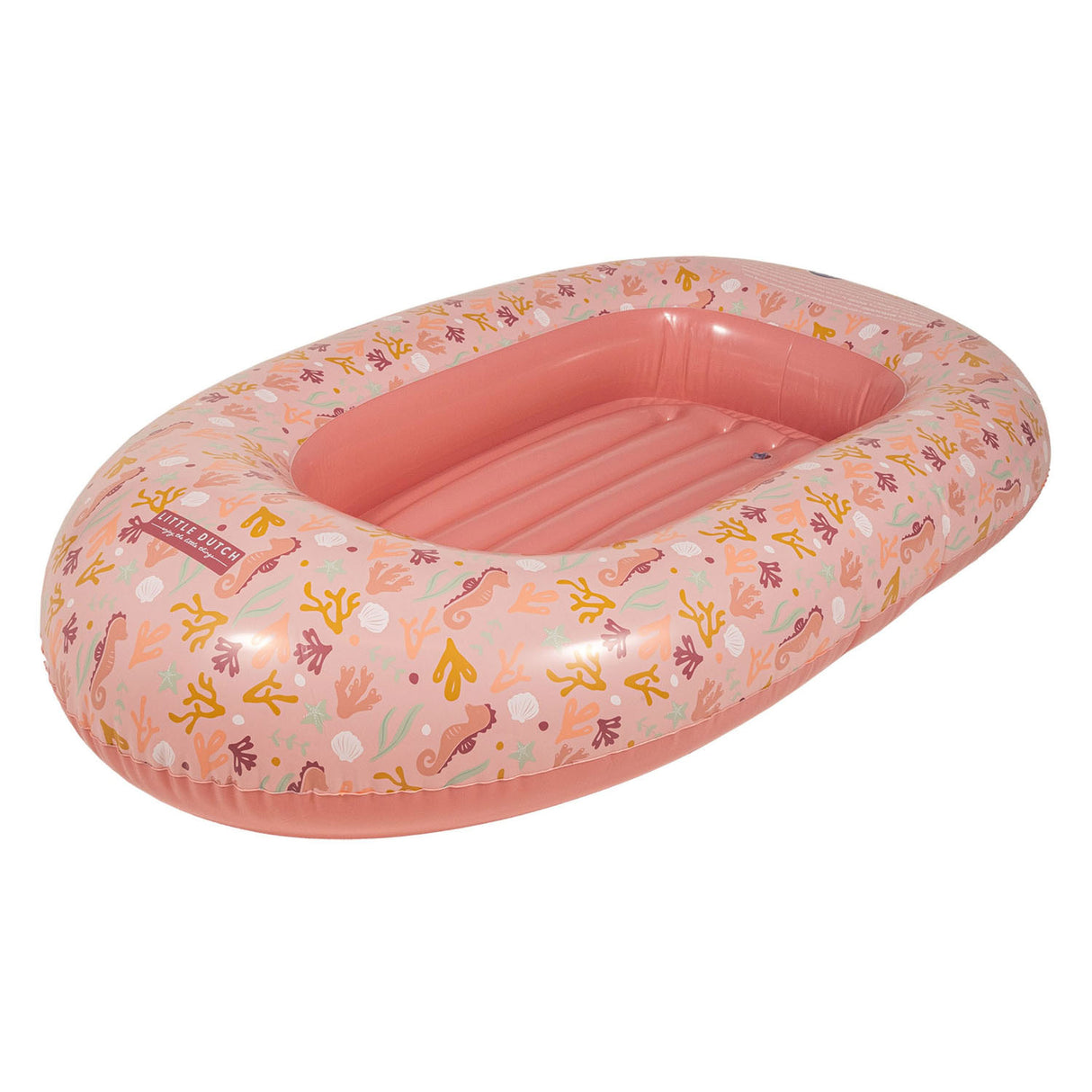 Little Dutch Ocean Dreams inflatable boat 100x67 cm pink