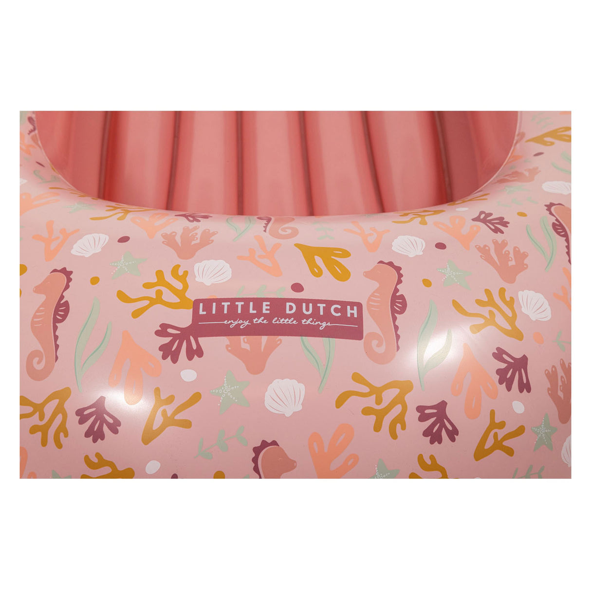 Little Dutch Ocean Dreams inflatable boat 100x67 cm pink