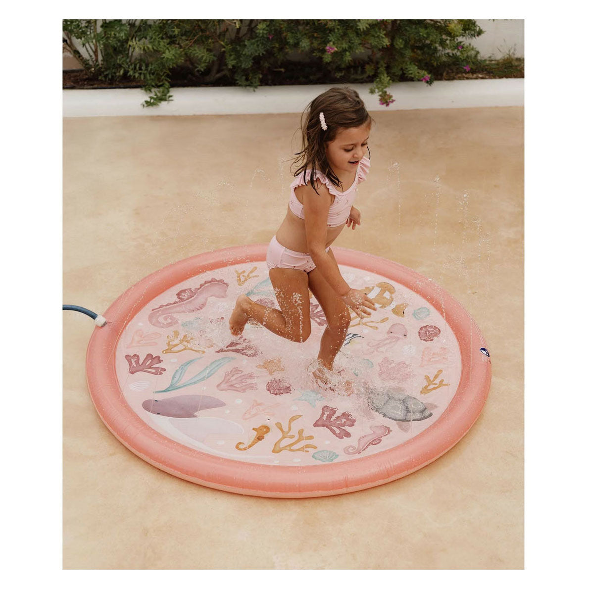 Tapis de jeu aquatique Little Dutch Ocean Dreams rose, 150 cm