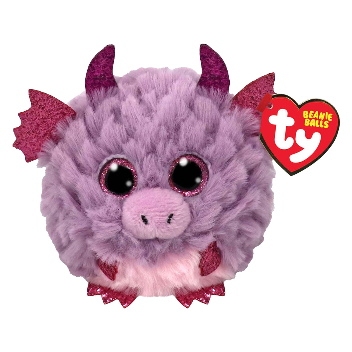 Ty bonnet ty Teeny Puffies Spark Dragon, 10 cm