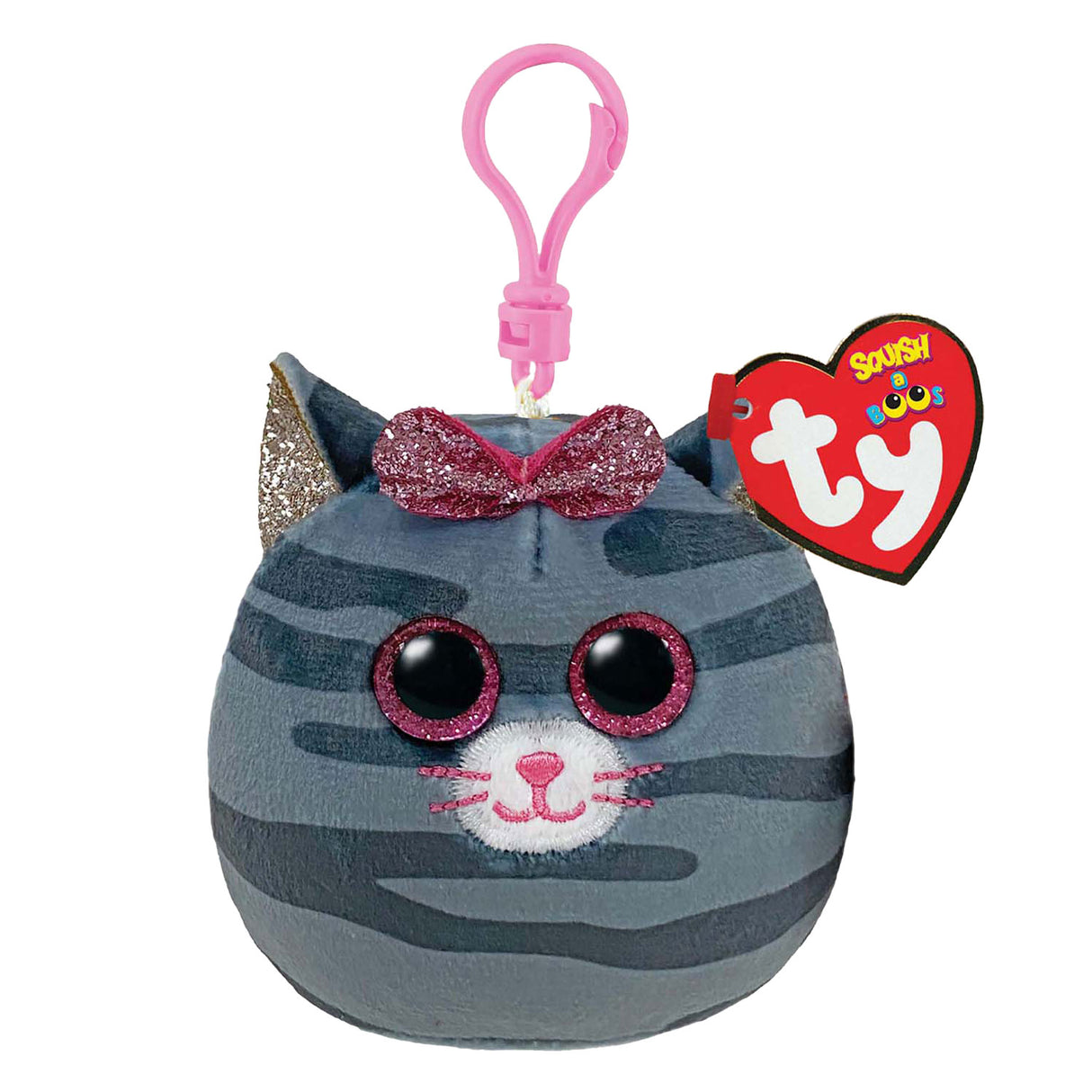 Ty Beanie Ty Squish a Boo Clips Kiki Chat, 8 cm