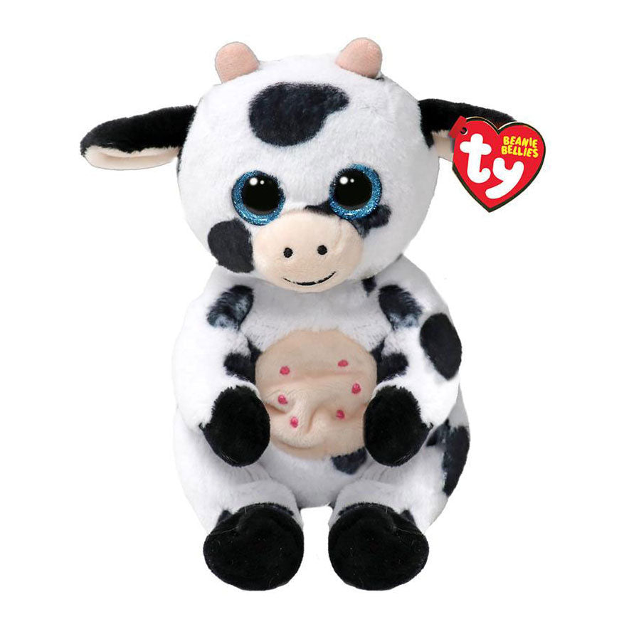 Ty bonnet bébés ventres vache herdley, 15cm