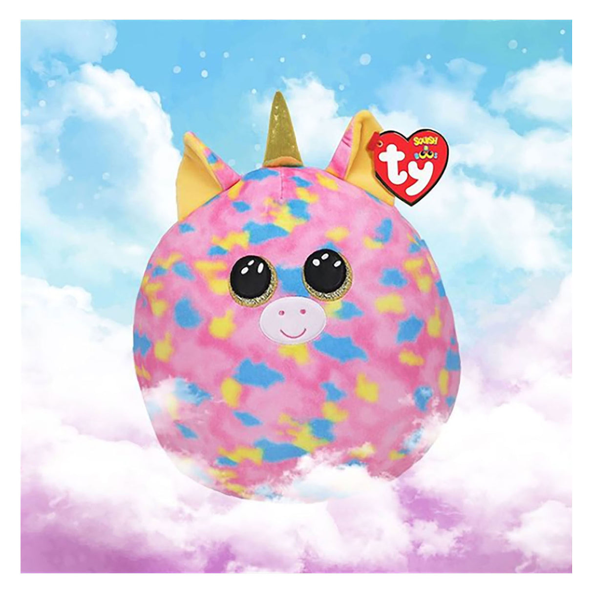 Ty bonnet ty squish a boo fantaisie licorne, 20cm