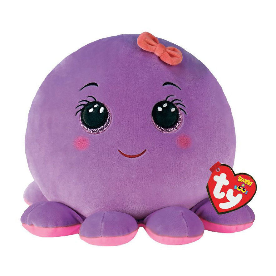 Ty bonnet ty squish a boo octavia poulpe violet, 20cm