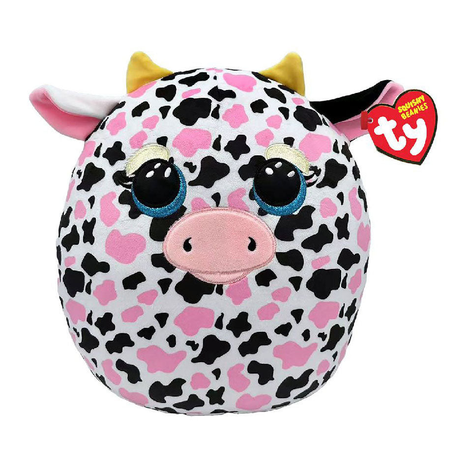 Ty bonnet ty squish a boo milkshake vache, 31cm
