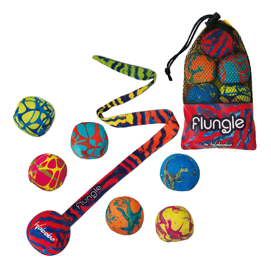 Boule de queue Waboba, 7 pièces