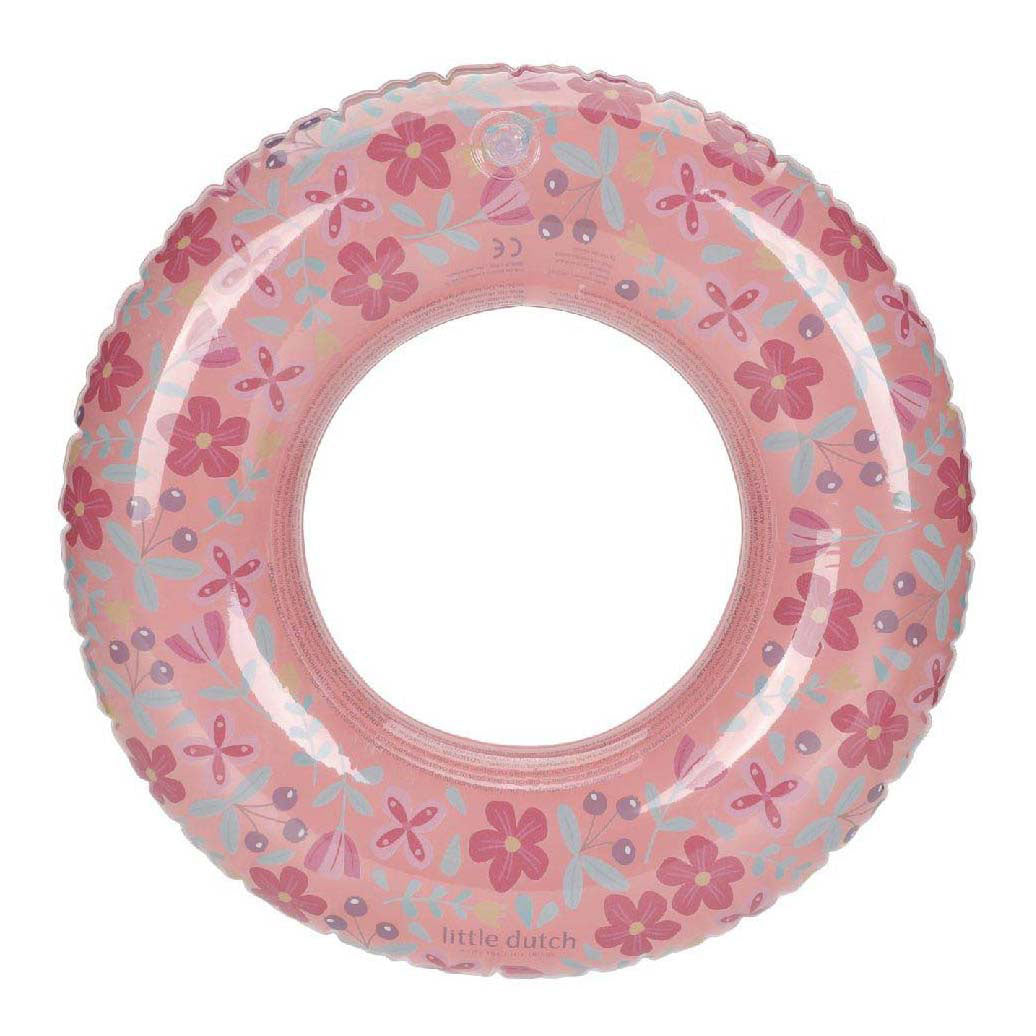 Bouée de bain Little Dutch fleur rose, 50cm