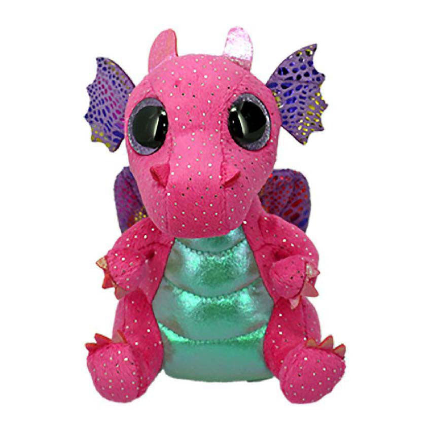 Ty beanie boo spitfire dragon rose, 15cm