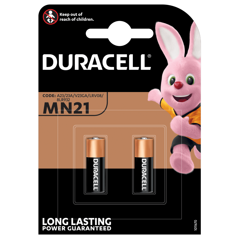 Pile Duracell mn21 a23 k23a lrv08 12v alcaline (2pcs)
