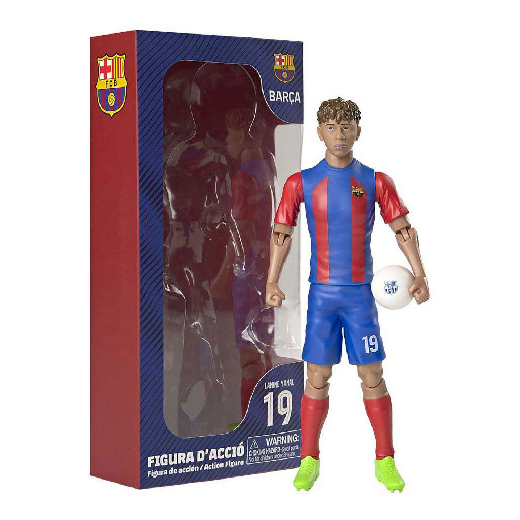 Figurine de football RC FC Baelona Lamine Yamal, 20cm